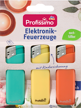 Elektronik-Feuerzeuge sortiert Profissimo