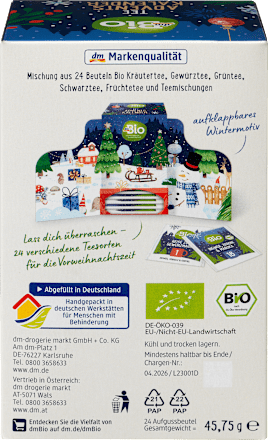 Adventskalender Tee dmBio
