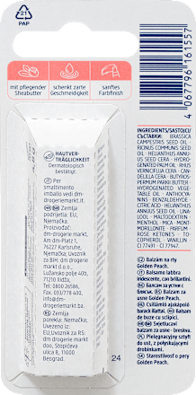 Balsamo labbra Golden Peach Balea