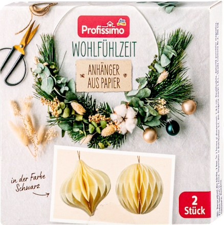 Wohlfühlzeit Anhänger aus Papier Profissimo
