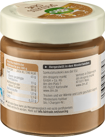 Spekulatiuscreme dmBio