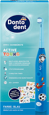 Akku-Zahnbürste Active Young sortiert Dontodent