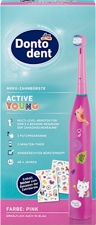 Akku-Zahnbürste Active Young sortiert Dontodent