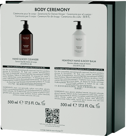 Geschenkset Body Ceremony Jean&Len