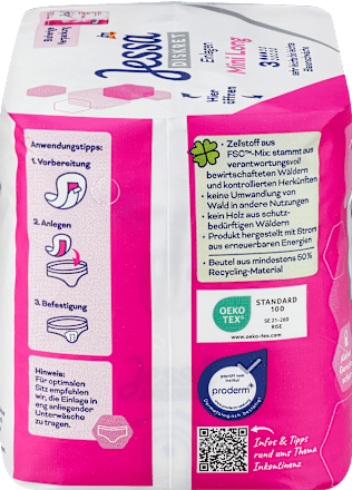 Einlagen Inkontinenz Mini Long Jessa DISKRET