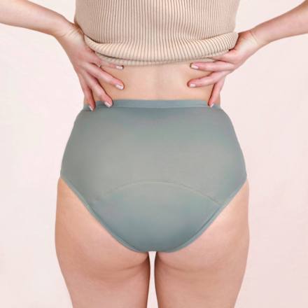 Periodenunterwäsche High Waist Salbei, Gr. L MYLILY