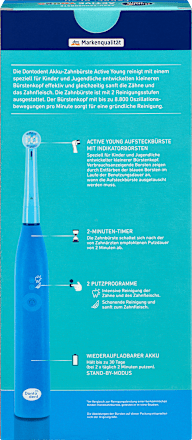 Elektrische Zahnbürste Active Young blau Dontodent