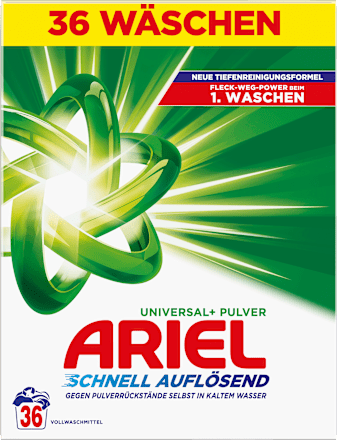 Universalwaschmittel Pulver Universal+ schnell auflösend ARIEL