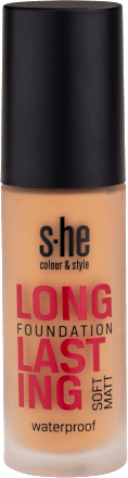 LONG LASTING SOFT MATT tečni puder - 190/005 Caramel s-he colour&style