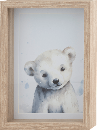 Boxbilderrahmen Kids mit Passepartout 13x 18 cm Paradies