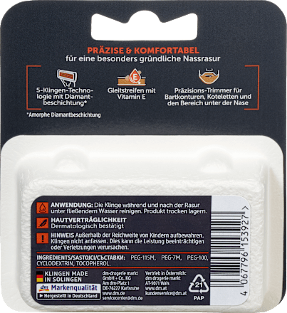 Testine di ricambio per Revolution 5.1 Balea MEN