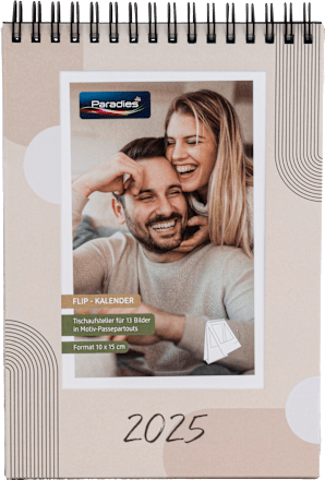 Flip - Kalender 10x15 Paradies