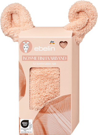 Kosmetikhaarband rosa ebelin