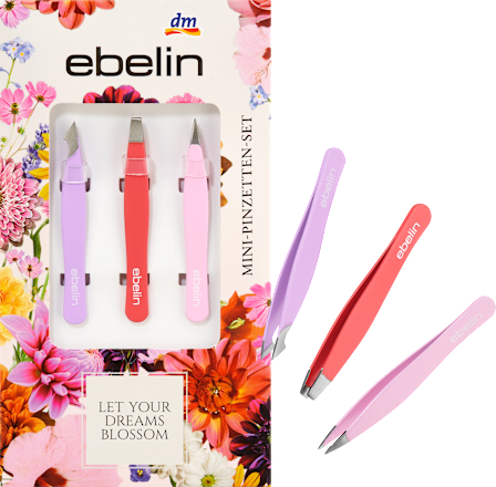Mini-Pinzetten-Set Let Your Dreams Blossom ebelin
