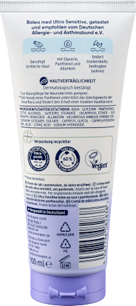 Handcreme Ultra Sensitive mit Panthenol Balea med