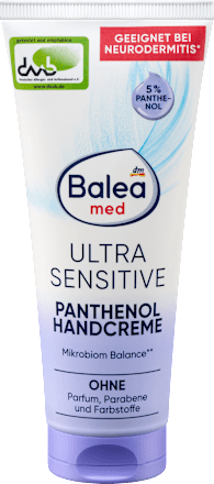 Crema mani Ultra Sensitive con pantenolo Balea med
