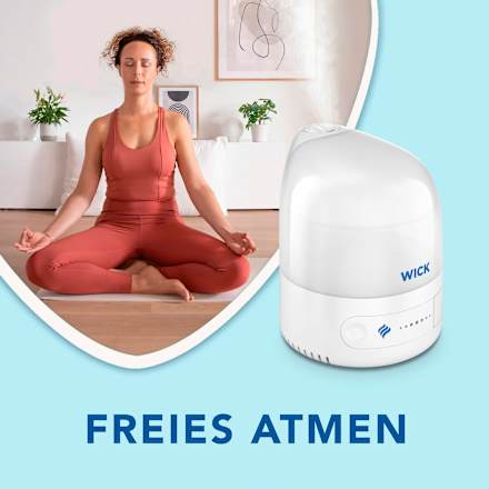 Kompakter Luftbefeuchter Wick