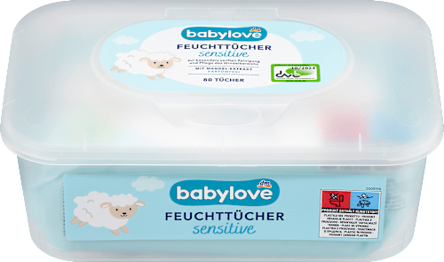 Vlažni robčki z izvlečkom mandljev Sensitive babylove