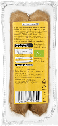 Bratwurst vegan dmBio