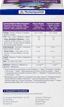 Čaj za spavanje s melatoninom, 14 vrećica Mivolis
