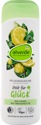 Душ гел с био мента и бергамот alverde NATURKOSMETIK