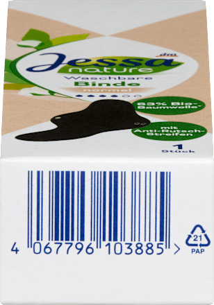 Binde waschbar Nature Normal Jessa