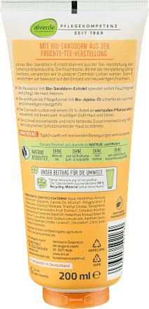 Cremeöl-Lotion Naturschatz alverde NATURKOSMETIK