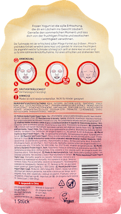 Maschera idratante in tessuto Frozen Yogurt Style Balea