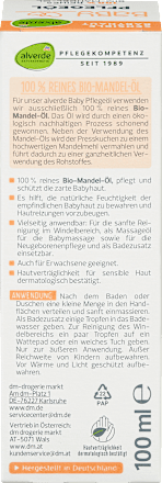 Babyöl 100% reines Bio-Mandelöl alverde BABY