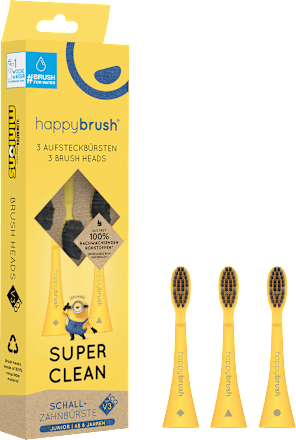 Aufsteckbürsten Kinder Super Clean Minions happybrush