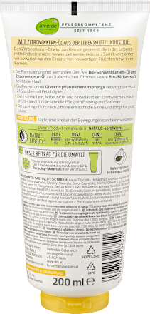 Körperlotion Zitronentraum  alverde NATURKOSMETIK