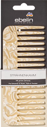 Pettine a denti larghi grande assort. ebelin PROFESSIONAL