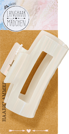 Haarklammer weiß Summer Care  Langhaarmädchen