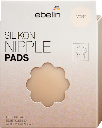Nippelcover Silikon Pads Sheer Elegance Ivory (2 Paar) ebelin