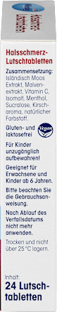 Halsschmerz-Lutschtabletten Kirsche Mivolis