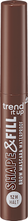 SHAPE&FILL vodootporna maskara za obrve - 020 Medium Brown trend !t up
