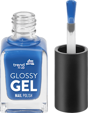 Lak za nohte Glossy Gel, 180 Denim Blue trend !t up