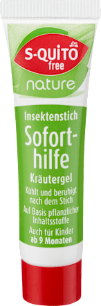 Insektenstichgel Soforthilfe Kids mit Kräutern S-QUiTO free