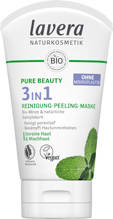 Peelingmaske 3in1 Pure Beauty lavera NATURKOSMETIK