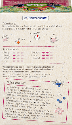 Bio erdei gyümölcs tea, 20 filter dmBio