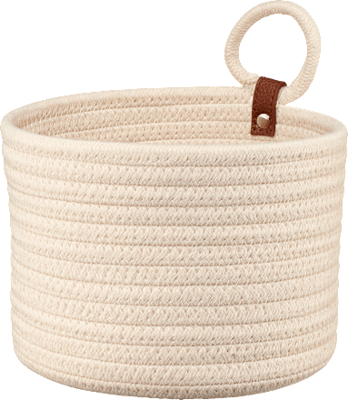 Korb zum Hängen, creme (18x13cm) keine Marke