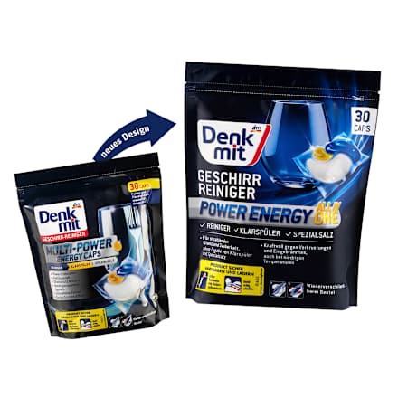 Power Energy All in One gel-kapsule za strojno pranje posuda Denkmit