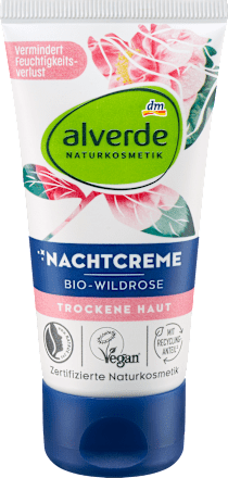 Nachtcreme Bio-Wildrose alverde NATURKOSMETIK