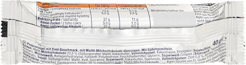 Proteinriegel Cinnamon Cream Sportness