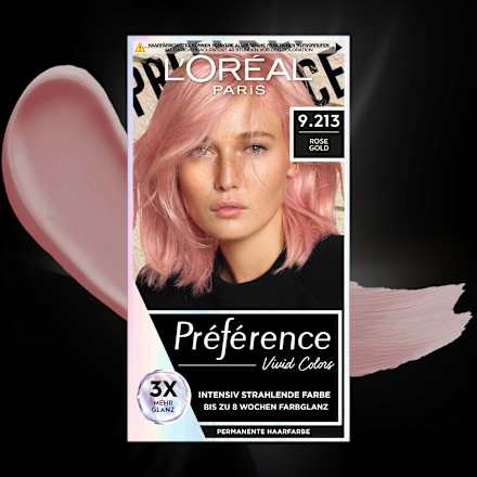 Vivid Colors Intensive Glanzfarbe - Nr. 9.213 Rose Gold L'ORÉAL PARiS PRÉFÉRENCE
