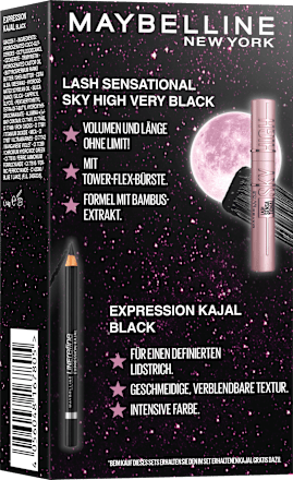 Mascara Set Sky High Black & Kajal MAYBELLINE NEW YORK