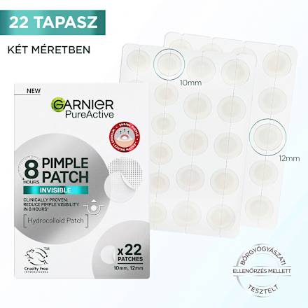 Pattanás tapasz Pimple Patch BHA-val GARNIER PureActive