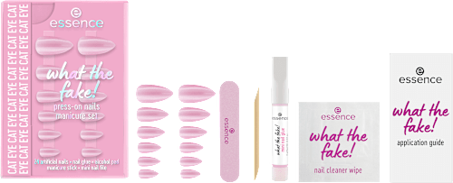 what the fake! umělé nehty 02 CAT EYE essence