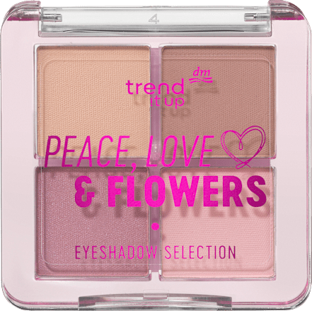 Lidschatten Palette Peace, Love & Flowers Selection 010 trend !t up