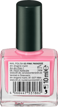 Nagellack Color & Care Nail Polish 60 Pink Paradise alverde NATURKOSMETIK